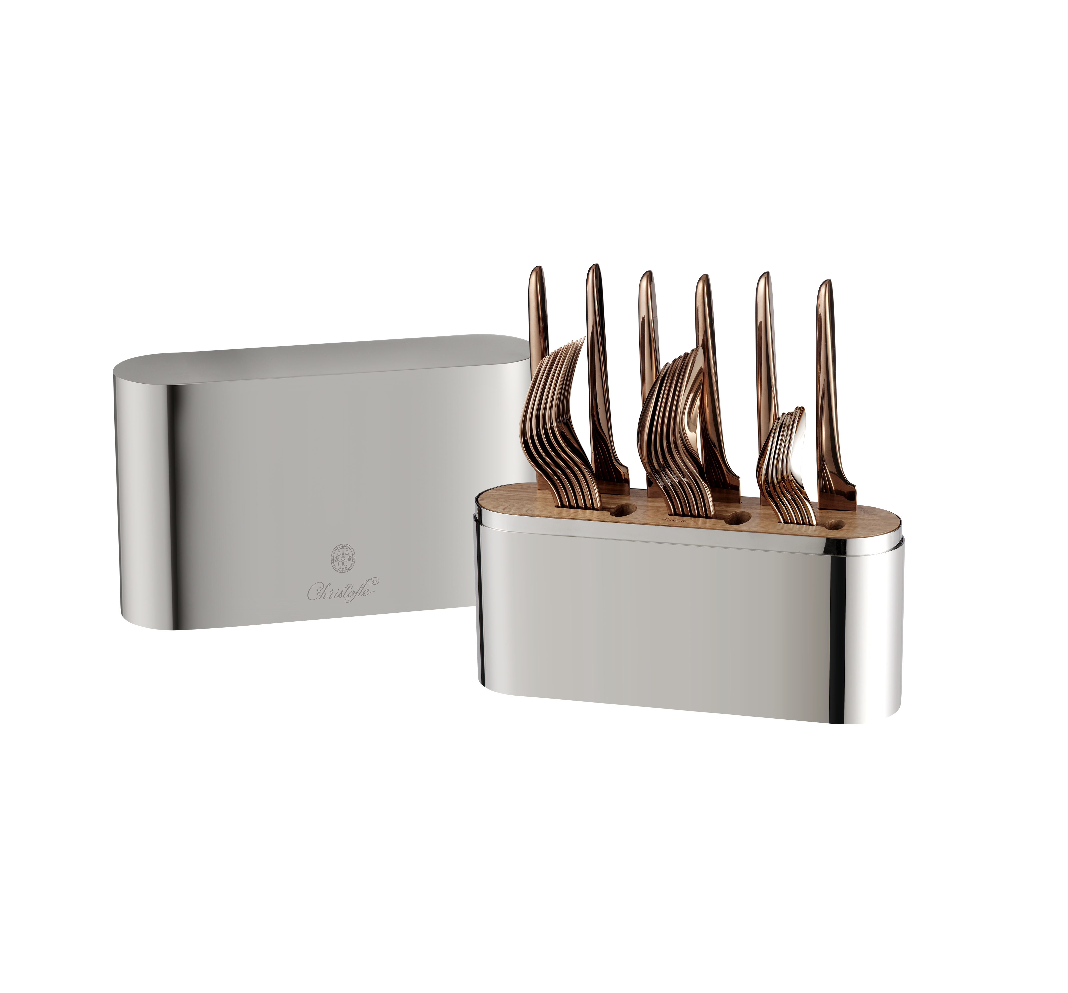 シルバーカラーステンレスケース